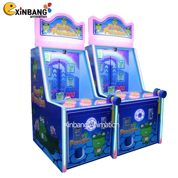 Frog Paradise Whack-a-mole coin operated Frog hitting kids arcade machines arcade hammer game machine
Frog Paradise Whack-a-mole coin operated Frog hitting kids arcade machines arcade hammer game machine