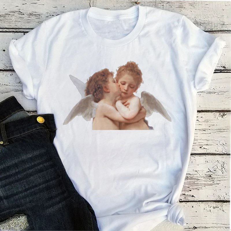 Angel Little Girl Tshirt New Summer 2021 Clothing Women Fashion Art Graphic T Shirts O-Neck Cartoon Casual Vintage Tops T
Angel Little Girl Tshirt New Summer 2021 Clothing Women Fashion Art Graphic T Shirts O-Neck Cartoon Casual Vintage Tops T