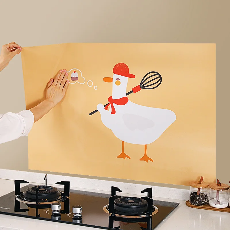 Household Kitchen Oil-proof Sticker Cartoon Self-adhesive Waterproof And Moisture-proof Stove Cabinet Wall Lampblack Sticker
Household Kitchen Oil-proof Sticker Cartoon Self-adhesive Waterproof And Moisture-proof Stove Cabinet Wall Lampblack Sticker