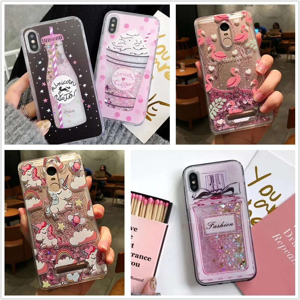 Liquid Quicksand Phone Case For Xiaomi mi MAX 3 Redmi note 4X 5 5A 3 7 9 Unicorn Coffee Perfume Soft silicone Cover
Liquid Quicksand Phone Case For Xiaomi mi MAX 3 Redmi note 4X 5 5A 3 7 9 Unicorn Coffee Perfume Soft silicone Cover