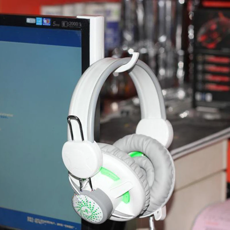 New Headphones Stand Universal Headphone 2 Colors Headset Hanger Wall Hook PC Monitor Earphone Stand Rack Holder Rack 100% New
New Headphones Stand Universal Headphone 2 Colors Headset Hanger Wall Hook PC Monitor Earphone Stand Rack Holder Rack 100% New