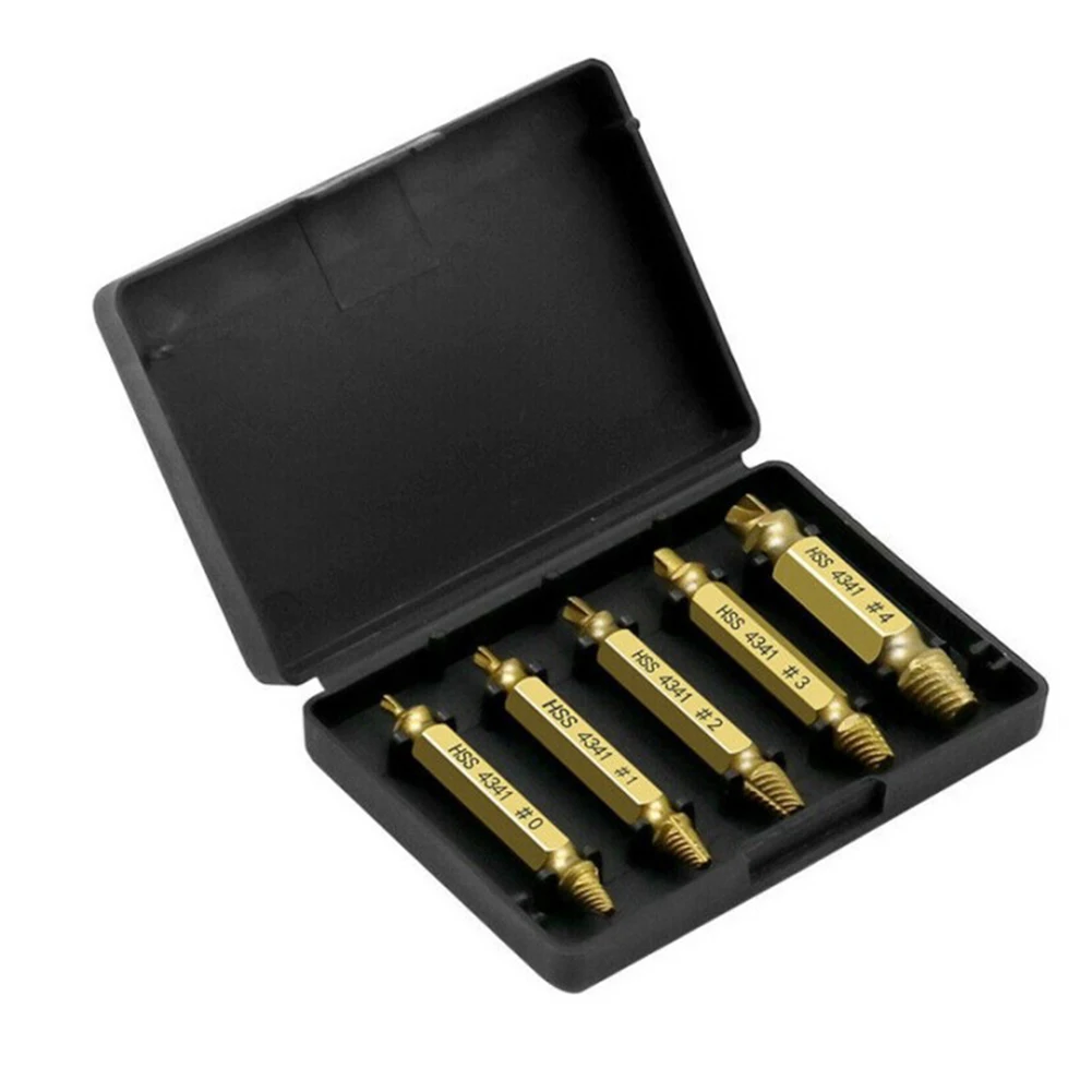 5pcs High Speed Steel Tools Easy Out Hexagon Socket Portable Wire Stripping Broken Screw Extractor Set Removal Multifunctional
5pcs High Speed Steel Tools Easy Out Hexagon Socket Portable Wire Stripping Broken Screw Extractor Set Removal Multifunctional
