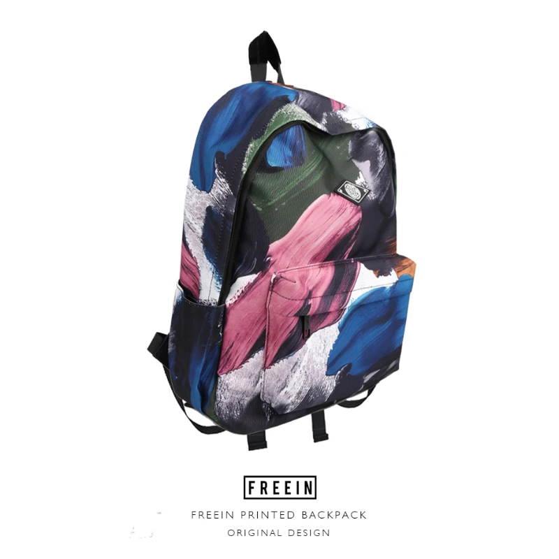 FREEIN Fashion Graffiti Print Nylon Women Backpack Waterproof Oxford Leisure Portable Travel Capacity Laptop Bag Original Design
FREEIN Fashion Graffiti Print Nylon Women Backpack Waterproof Oxford Leisure Portable Travel Capacity Laptop Bag Original Design