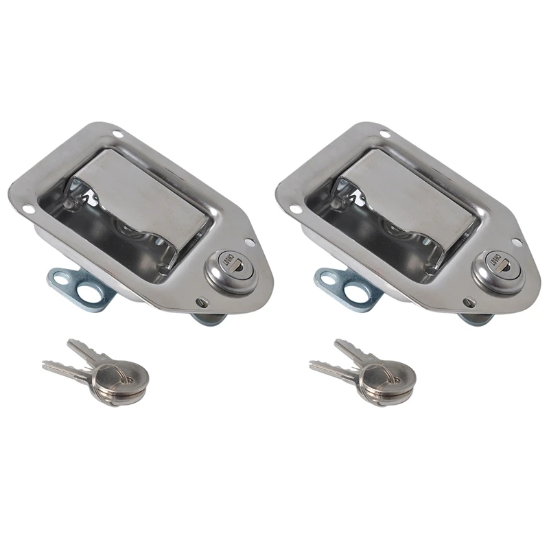 2PCS Trailer Tool Box Lock Heavy-Duty Anti-Theft Paddle Locks Door Paddle Handle Latch for RV Camper Truck Trailer
2PCS Trailer Tool Box Lock Heavy-Duty Anti-Theft Paddle Locks Door Paddle Handle Latch for RV Camper Truck Trailer