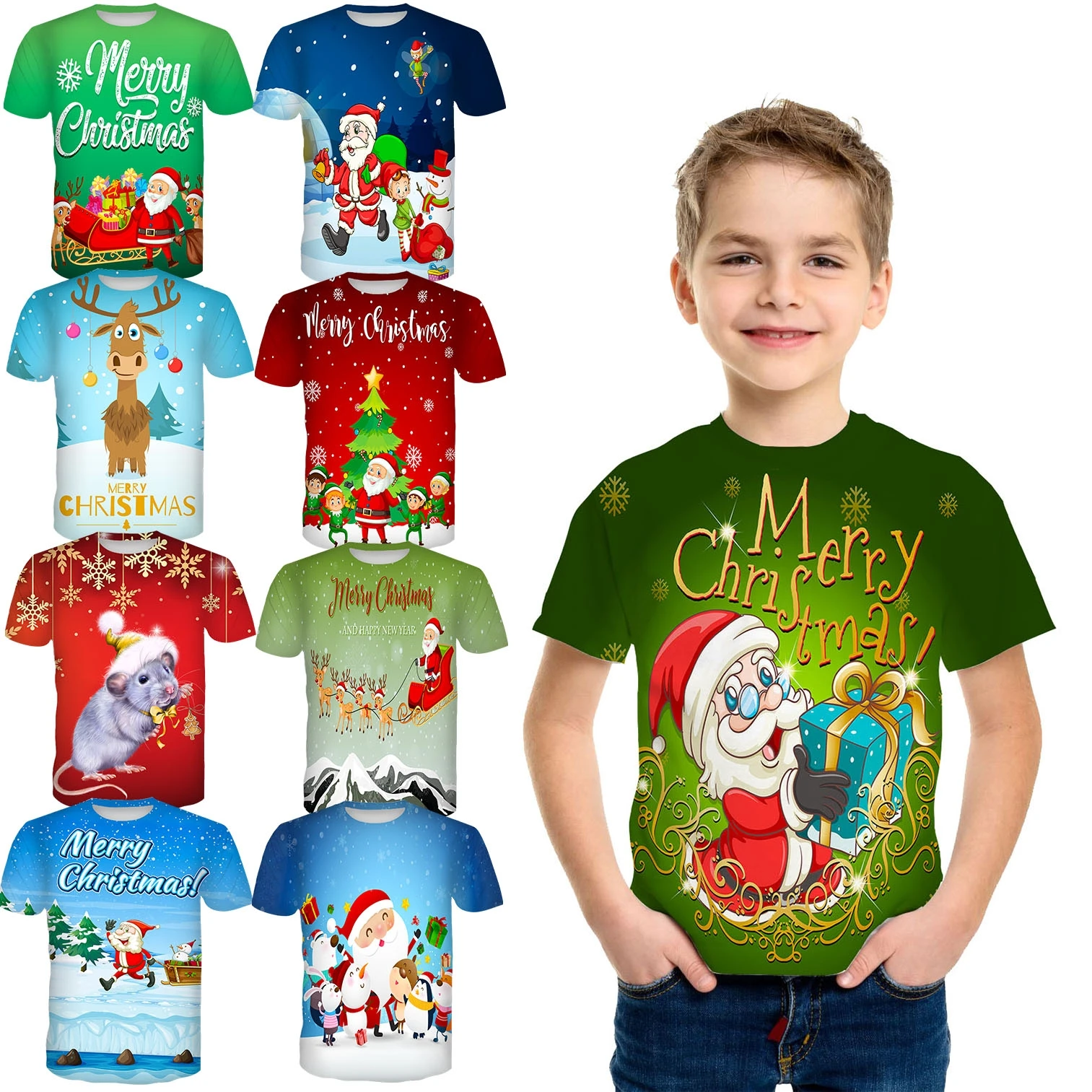 Boys Girl Christmas Print Clothes Baby 3D Funny T-Shirts Kids Santa Claus Clothing Boys Graphic T Shirts Anime Among Eboy Tops
Boys Girl Christmas Print Clothes Baby 3D Funny T-Shirts Kids Santa Claus Clothing Boys Graphic T Shirts Anime Among Eboy Tops