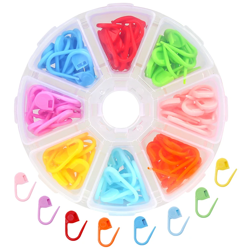 LMDZ 104/120Pcs Colorful Locking Stitch Markers Resin Small Clip Knitting Tools Crochet Latch Knitting Accessories with Box
LMDZ 104/120Pcs Colorful Locking Stitch Markers Resin Small Clip Knitting Tools Crochet Latch Knitting Accessories with Box