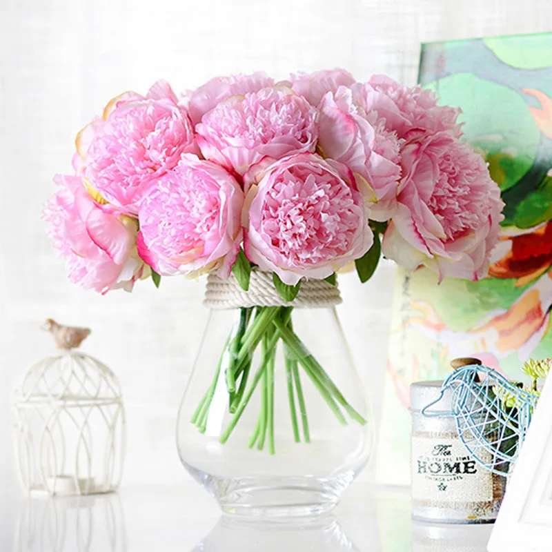 Artificial Flowers,5 head Handwritten Peonies Bouquet, 30cm, Home Decorationse, Flower Arrangement In Vase, Valentine's Day Gift
Artificial Flowers,5 head Handwritten Peonies Bouquet, 30cm, Home Decorationse, Flower Arrangement In Vase, Valentine's Day Gift