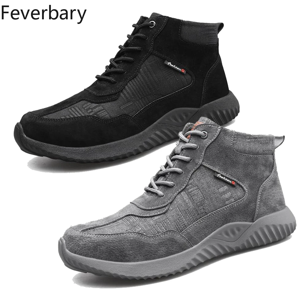 Feverbary High-top Work Shoes Men's Anti-smashing Anti-piercing Safety Shoes Flying Woven Light Work Shoes Men
Feverbary High-top Work Shoes Men's Anti-smashing Anti-piercing Safety Shoes Flying Woven Light Work Shoes Men