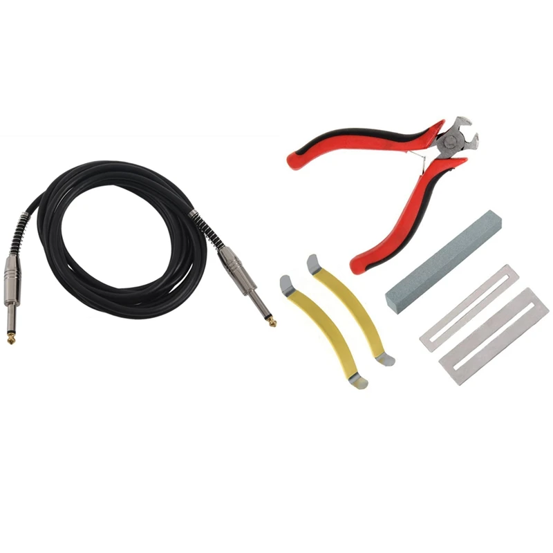 3 Meter Guitar Cable with Guitar Clean Polish Tools 6 Pieces Professional Luthier Tools Repair Kit
3 Meter Guitar Cable with Guitar Clean Polish Tools 6 Pieces Professional Luthier Tools Repair Kit