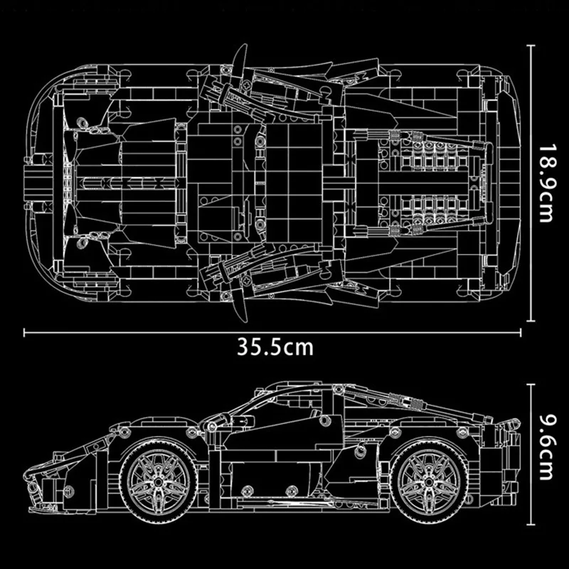 1247 Pcs Bricks RC 488 Racing Car City Model Building Blocks Boy Birthday Gift Kids Remote Control Toys For Children
1247 Pcs Bricks RC 488 Racing Car City Model Building Blocks Boy Birthday Gift Kids Remote Control Toys For Children