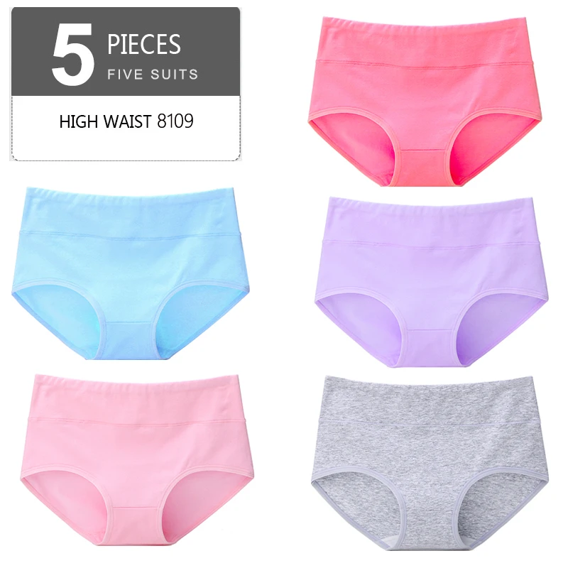 LANGSHA 5Pcs Women Panties Lady Cotton Underwear Girls Breathable Seamless High Waist Briefs Women Cute Sexy Lingerie Intimates
LANGSHA 5Pcs Women Panties Lady Cotton Underwear Girls Breathable Seamless High Waist Briefs Women Cute Sexy Lingerie Intimates