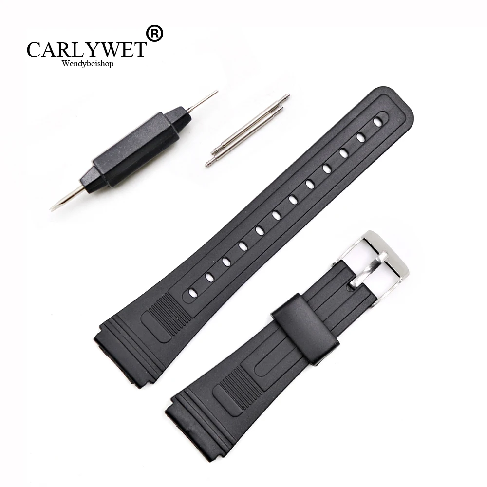 CARLYWET 20mm Black Replacement Silicone Rubber Straight End watch band Strap Loop For Seiko Rolex Omega Breilting IWC
CARLYWET 20mm Black Replacement Silicone Rubber Straight End watch band Strap Loop For Seiko Rolex Omega Breilting IWC