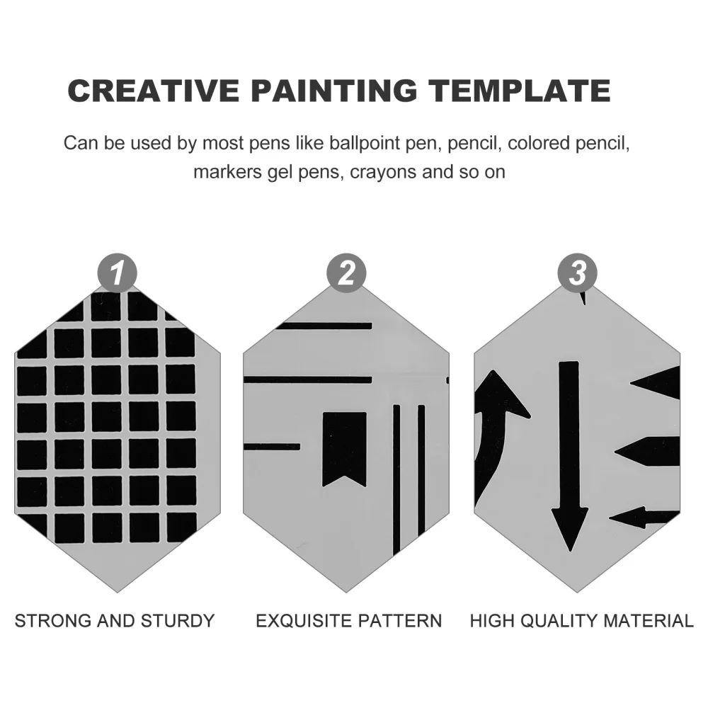 1 Set/16pcs Journal Stencils Painting Templates Drawing Stencils for Notepad
1 Set/16pcs Journal Stencils Painting Templates Drawing Stencils for Notepad