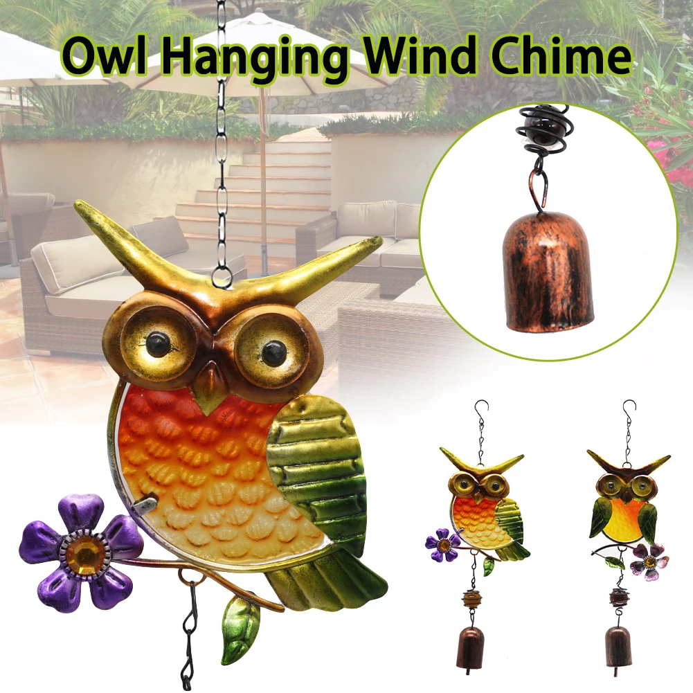 Owl Design Wind Chimes Hanging Bells Garden Yard Home Wall Window Balcony Decor Hanging Pendant Outdoor Ornament
Owl Design Wind Chimes Hanging Bells Garden Yard Home Wall Window Balcony Decor Hanging Pendant Outdoor Ornament