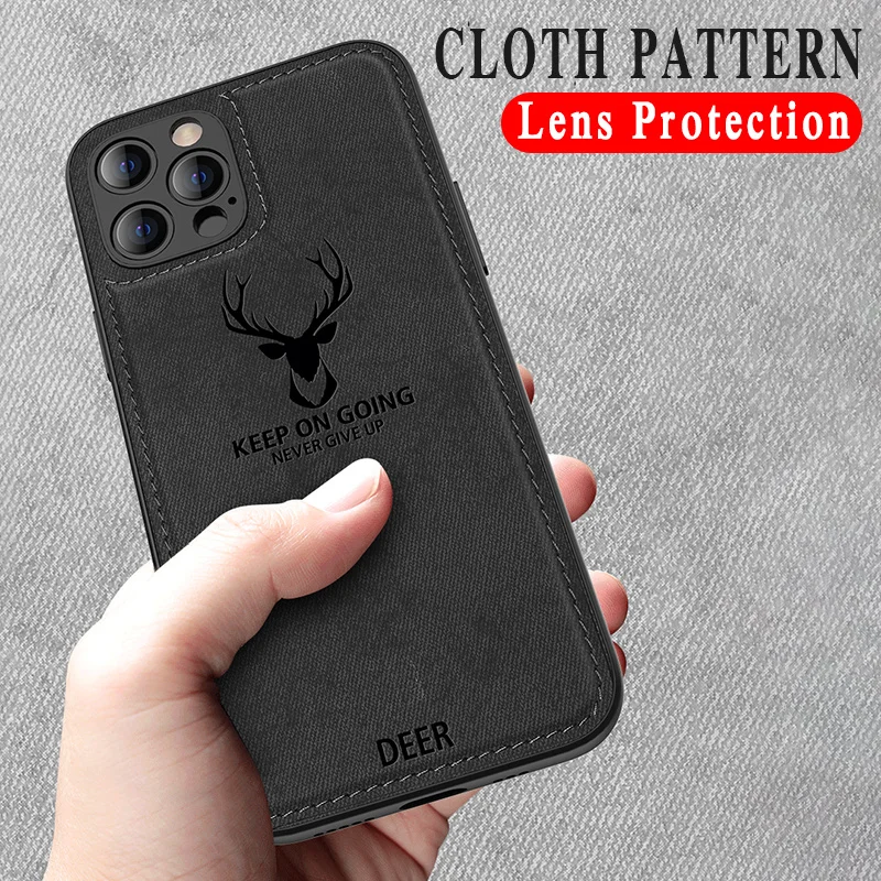 Luxury 3D Elk Cloth Pattern Phone Case For iPhone 11 12 Pro Max Mini X Xs XR 7 8 6 6S Plus SE 2 2020 Silicone Shockproof Cover
Luxury 3D Elk Cloth Pattern Phone Case For iPhone 11 12 Pro Max Mini X Xs XR 7 8 6 6S Plus SE 2 2020 Silicone Shockproof Cover