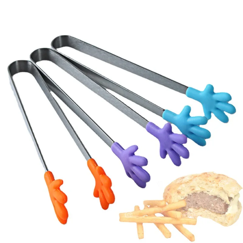 Creative Small Palm Silicone Clip Non-slip Ice Clip Stainless Steel Mini Food Clip Food Clip Silicone Sugar Cube Clip
Creative Small Palm Silicone Clip Non-slip Ice Clip Stainless Steel Mini Food Clip Food Clip Silicone Sugar Cube Clip