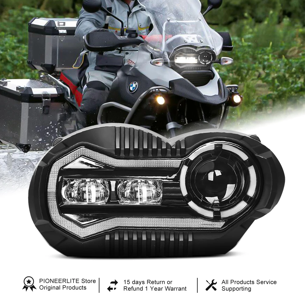 Newest E24-mark Approved LED Projector Headlight Assembly For BMW R1200GS LC R 1200GS ADV Adventure R1200 GS LED Headlamp
Newest E24-mark Approved LED Projector Headlight Assembly For BMW R1200GS LC R 1200GS ADV Adventure R1200 GS LED Headlamp