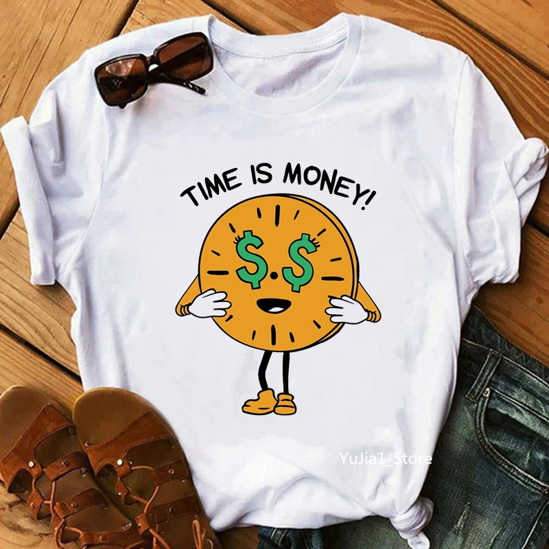 Funny Tshirt Women'S Clothing Time Is Money Loki Cartoon Print T-Shirt Femme Oversized T Shirt Female Harajuku Kawaii Clothes
Funny Tshirt Women'S Clothing Time Is Money Loki Cartoon Print T-Shirt Femme Oversized T Shirt Female Harajuku Kawaii Clothes