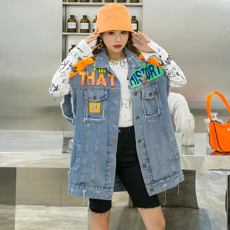 Прилив бренд высокого качества отверстие блестками джинсовый жилет женский INS чистый красный модные уменьшение возраста без рукавов контр...
Прилив бренд высокого качества отверстие блестками джинсовый жилет женский INS чистый красный модные уменьшение возраста без рукавов контр...