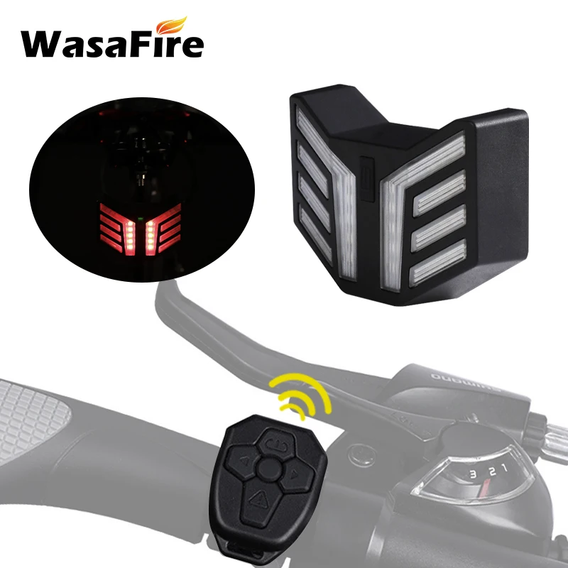 Bicycle Rear Light USB Charging Wireless Remote Control LED Tail Lamp 3 Modes Bike Turn Signals Horn Siren Anti-theft Alarm Bell
Bicycle Rear Light USB Charging Wireless Remote Control LED Tail Lamp 3 Modes Bike Turn Signals Horn Siren Anti-theft Alarm Bell