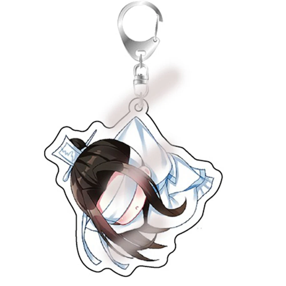 llavero de anime mo dao zhu shi Tian Guan Ci fu LanZhan Bunny Cute Keyrings Keychains Collect Present pendants for Backpacks | Украшения и