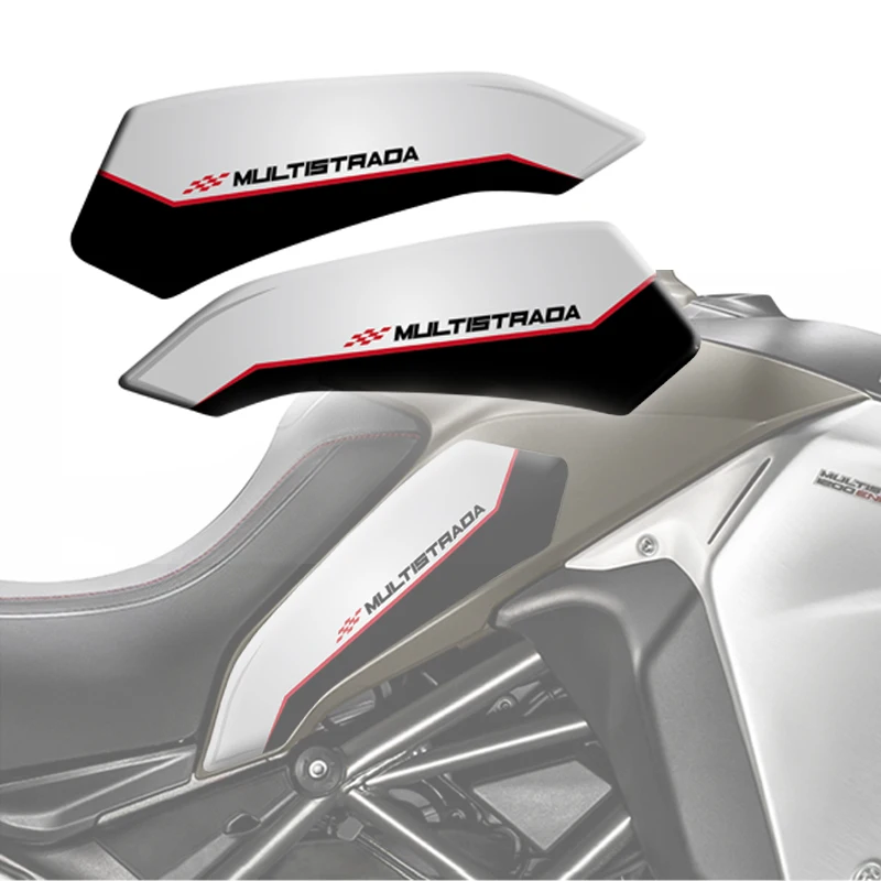 3D мотоциклетная боковая наклейка на топливный бак для DUCATI Multistrada 1200/1260 ENDURO коврик