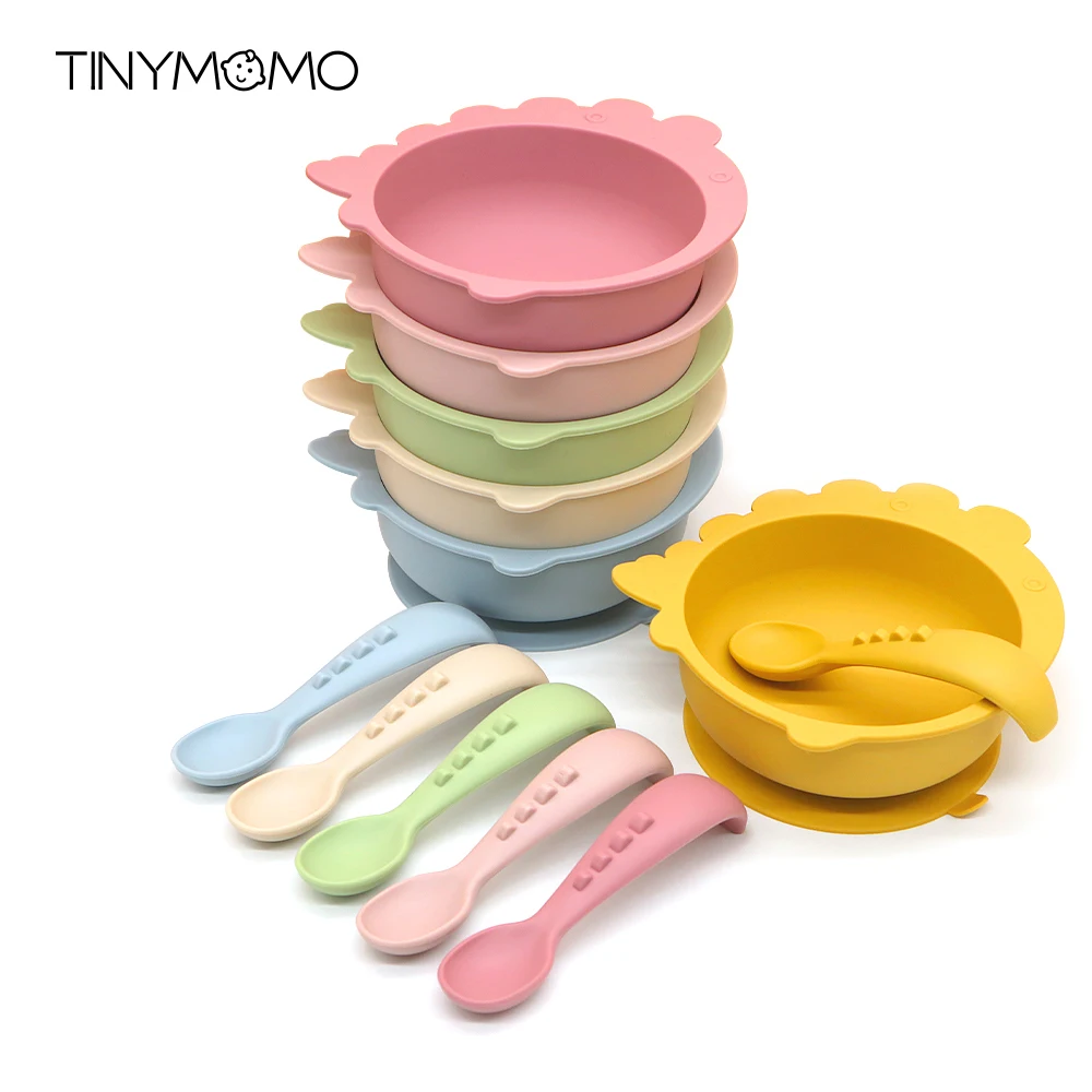 1Set Baby Bowl&Bib Silicone Baby Feeding Dishes With Suction Base Tableware Non-Slip Silicone Bowls Babies Plate Set BPA Free
1Set Baby Bowl&Bib Silicone Baby Feeding Dishes With Suction Base Tableware Non-Slip Silicone Bowls Babies Plate Set BPA Free
