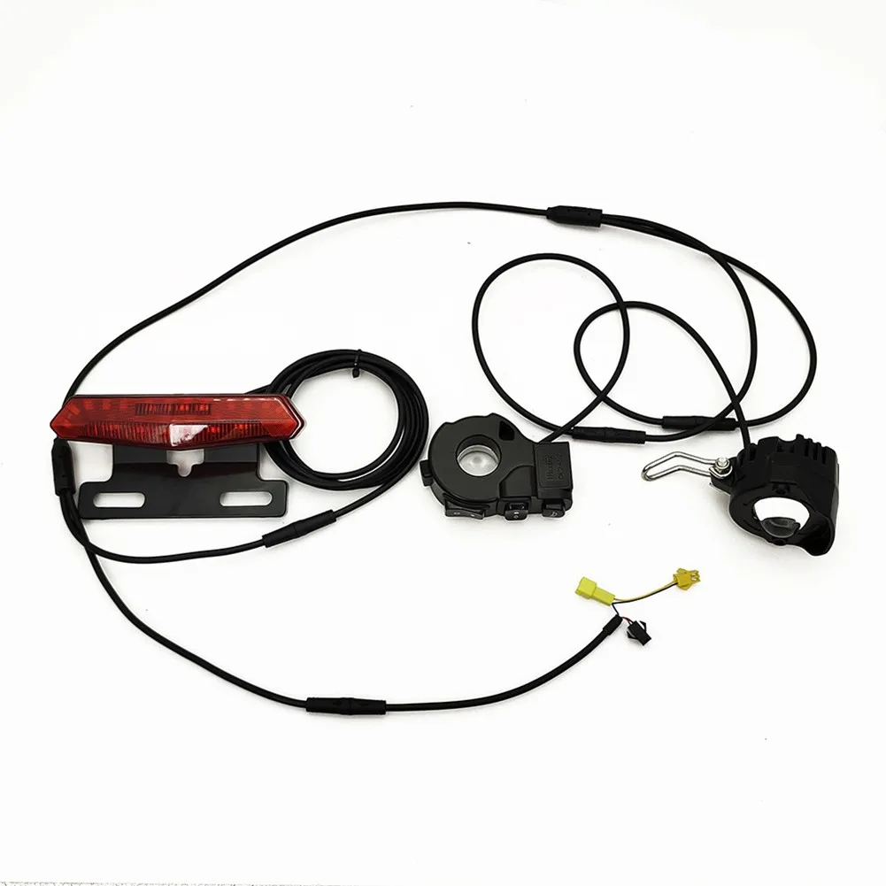 E-Bike WaterProof Line Light Set 24-60V 9W Headlight Taillight LED 1.5W Brake Lamp Set DK-2402 With Double Flash Function
E-Bike WaterProof Line Light Set 24-60V 9W Headlight Taillight LED 1.5W Brake Lamp Set DK-2402 With Double Flash Function