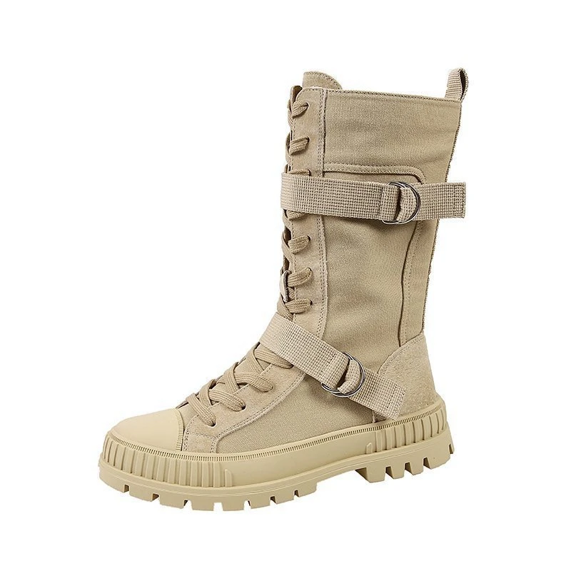 Travel Combat Women Boots Zipper High Top Mid-calf Pllatform Tactical Women Dessert Shoes Boots for Women Zapatos De Mujer
Travel Combat Women Boots Zipper High Top Mid-calf Pllatform Tactical Women Dessert Shoes Boots for Women Zapatos De Mujer