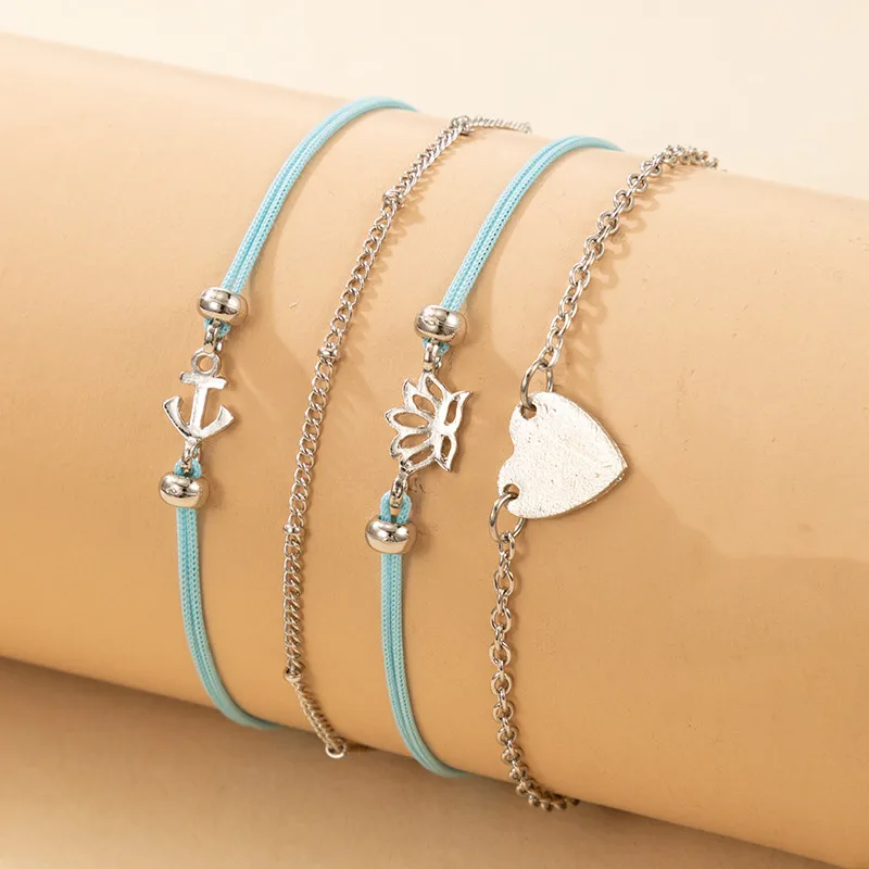 HI MAN 4Pcs/Set Punk Mixed Flower Heart Small Round Bead Bracelet Women Simple Temperament Birthday Gift Jewelry
HI MAN 4Pcs/Set Punk Mixed Flower Heart Small Round Bead Bracelet Women Simple Temperament Birthday Gift Jewelry