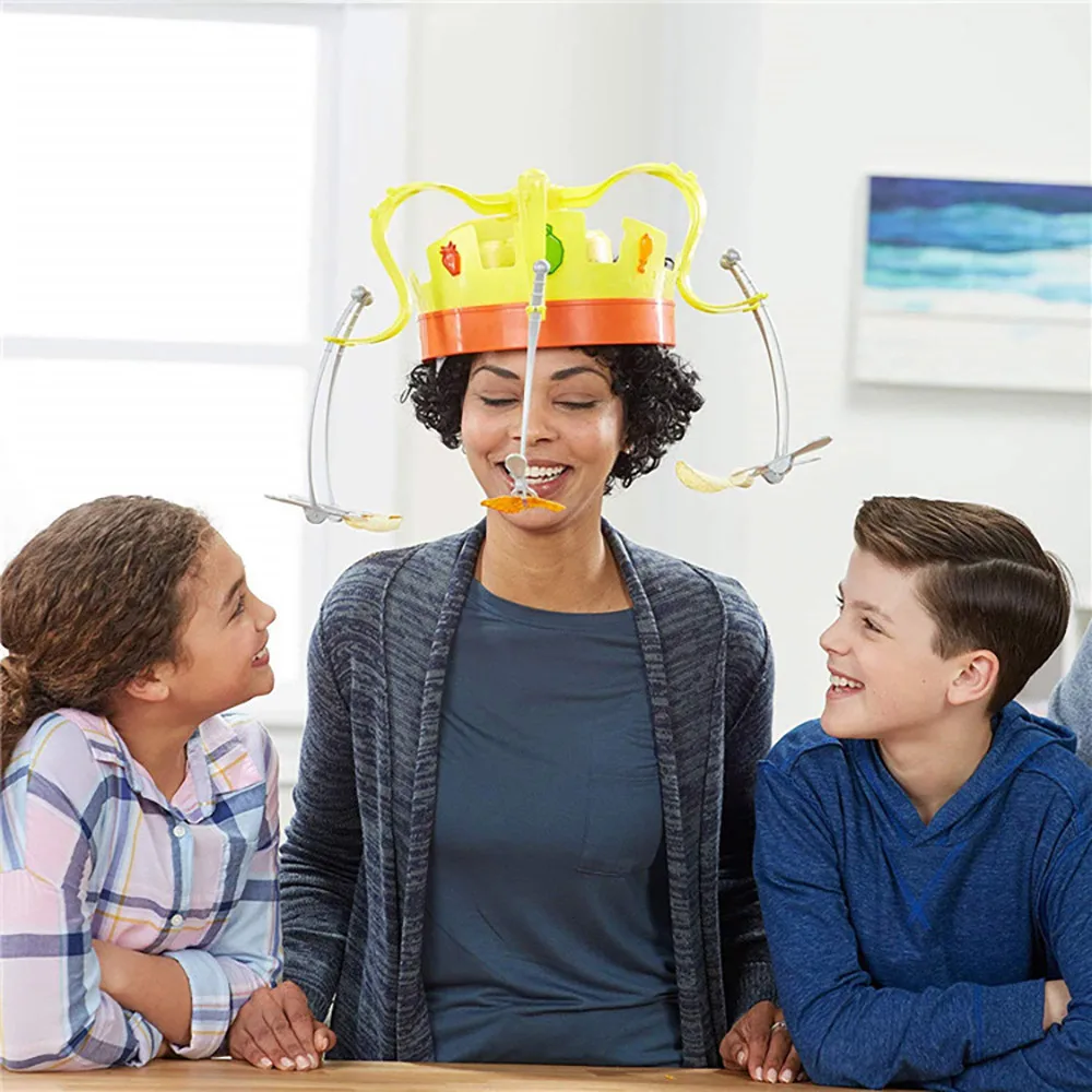 Children Rotating Crown Hat Chow Game Toys Spinning Crown Snacks Food Party Funny Gifts
Children Rotating Crown Hat Chow Game Toys Spinning Crown Snacks Food Party Funny Gifts