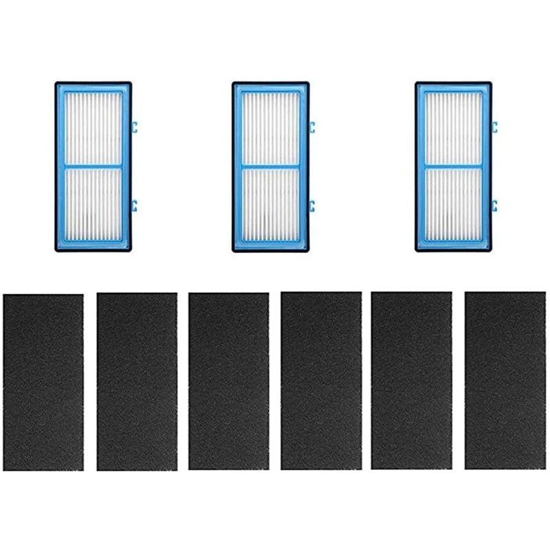Replacement 3 HEPA Air Filter + 6 Carbon Booster Filters for Holmes AER1 HAPF30AT Series
Replacement 3 HEPA Air Filter + 6 Carbon Booster Filters for Holmes AER1 HAPF30AT Series