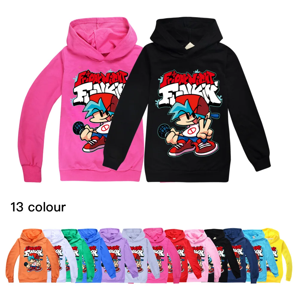 2021 New Game Friday Night Funkin 3D Hoodie Boys Girls Print Hoodie 2-16Yeas kids Autumn and Spring Street Fashion Sweatshirt
2021 New Game Friday Night Funkin 3D Hoodie Boys Girls Print Hoodie 2-16Yeas kids Autumn and Spring Street Fashion Sweatshirt