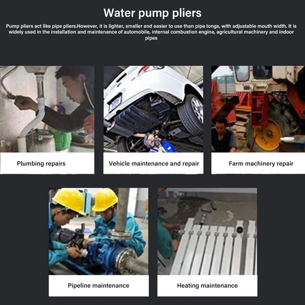 Garden European Water Pump Pliers Hand Tools Pipeline Repair Tools Home Pliers Tools Workshop Equipment High Quality Home New
Garden European Water Pump Pliers Hand Tools Pipeline Repair Tools Home Pliers Tools Workshop Equipment High Quality Home New