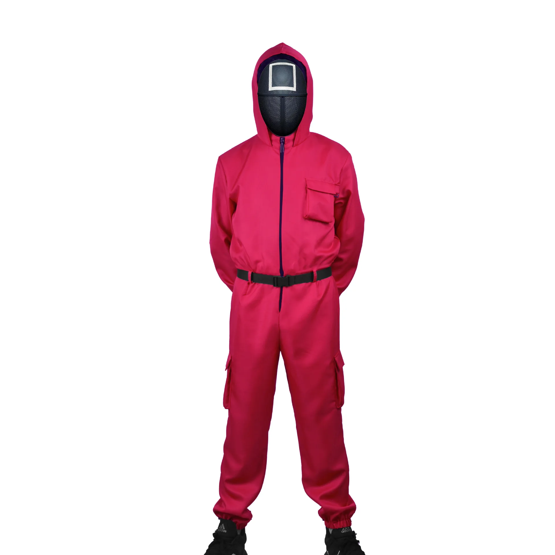 Squid Game Costume Kids Adult Cosplay Jumpsuit Logo Face Square Circle Triangle Plastic Helmet Masks Halloween Party Costume
Squid Game Costume Kids Adult Cosplay Jumpsuit Logo Face Square Circle Triangle Plastic Helmet Masks Halloween Party Costume