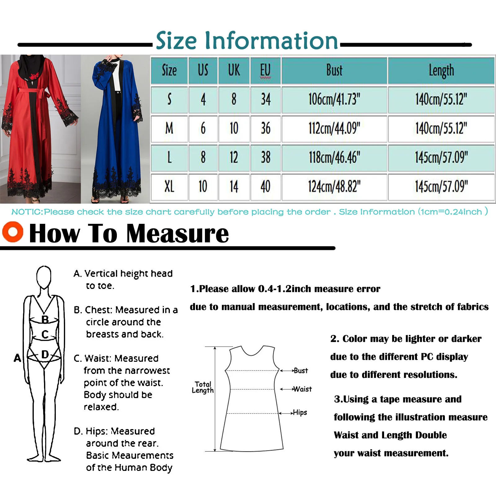 Luxury Retro Dress Robe Ladies Ethnic Lace Long Robes Abaya Islamic Muslim Middle Maxi Dress Bandage Kaftan
Luxury Retro Dress Robe Ladies Ethnic Lace Long Robes Abaya Islamic Muslim Middle Maxi Dress Bandage Kaftan