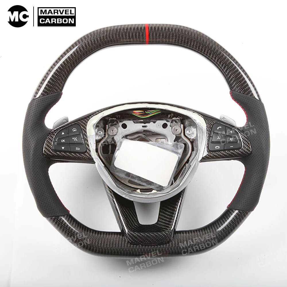 100% Real Carbon Fiber Steering Wheel for Mercedes Benz W205 S205 S213 W213 X156 C117 X117 W218 X218
100% Real Carbon Fiber Steering Wheel for Mercedes Benz W205 S205 S213 W213 X156 C117 X117 W218 X218