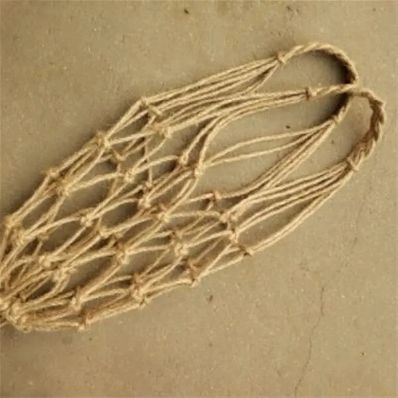 Net bag Woven hemp rope net Characteristic pocket Packaging bags for agricultural products Vintage wine bottle decoration
Net bag Woven hemp rope net Characteristic pocket Packaging bags for agricultural products Vintage wine bottle decoration