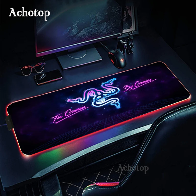 Razer RGB Gaming Mouse Pad Large Size Colorful Luminous for PC Computer Desktop 7 Colors LED Light Desk Mat Gaming Keyboard pads
Razer RGB Gaming Mouse Pad Large Size Colorful Luminous for PC Computer Desktop 7 Colors LED Light Desk Mat Gaming Keyboard pads