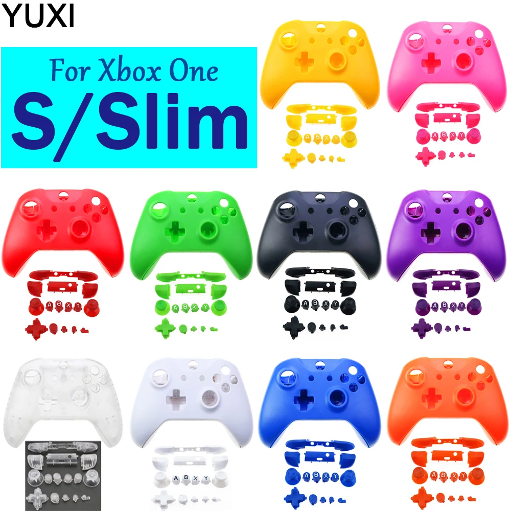 YUXI 1set Full Set Replacement Housing Shell Case For Xbox One Slim For Wireless Xbox One S Controller Custom Cases And Button
YUXI 1set Full Set Replacement Housing Shell Case For Xbox One Slim For Wireless Xbox One S Controller Custom Cases And Button