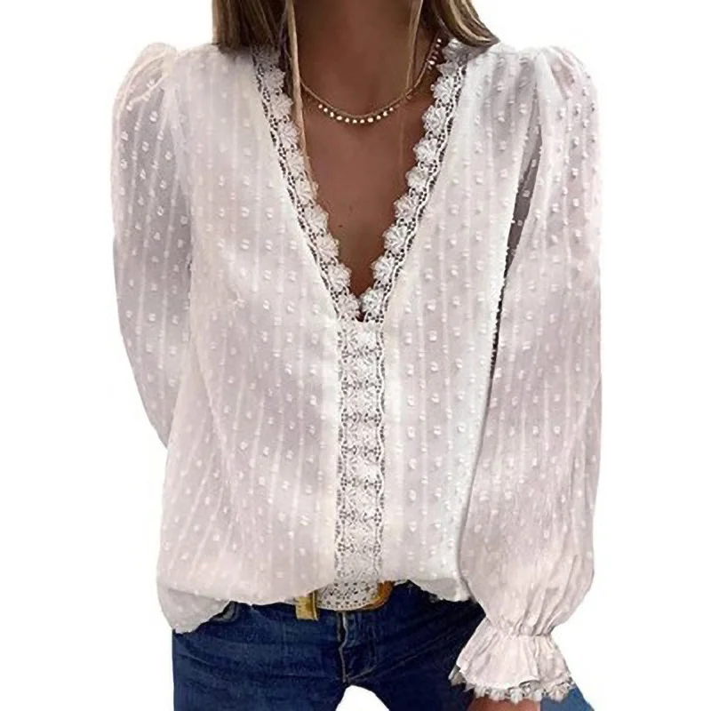 New Women Shirts V Neck Solid Color Tops Lady Long Sleeve Tops and Blouse Elegant Women's Blouse Office Solid Female Clothes
New Women Shirts V Neck Solid Color Tops Lady Long Sleeve Tops and Blouse Elegant Women's Blouse Office Solid Female Clothes