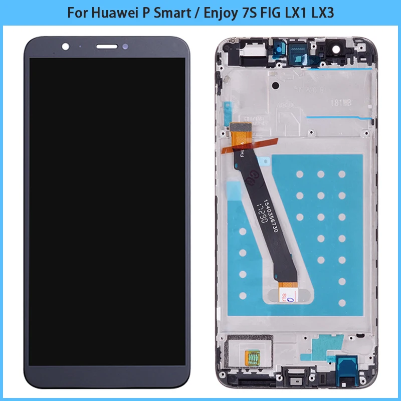 Новый ЖК-дисплей 5,65 дюйма для Huawei P Smart, сенсорный экран, дигитайзер в сборе для Huawei Enjoy 7S FIG LX1 LX3, ЖК-экран с рамкой
Новый ЖК-дисплей 5,65 дюйма для Huawei P Smart, сенсорный экран, дигитайзер в сборе для Huawei Enjoy 7S FIG LX1 LX3, ЖК-экран с рамкой