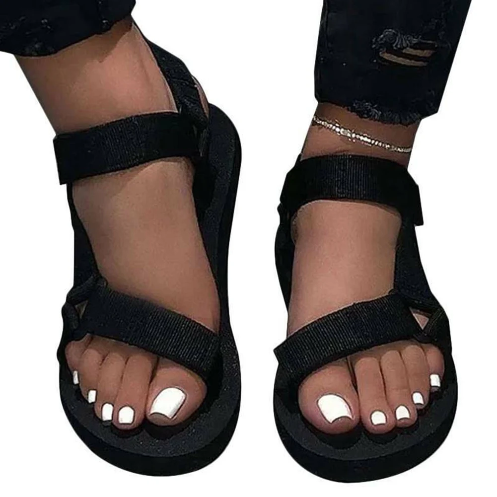 Сандалии женские на плоской подошве, босоножки с ремешком на щиколотке, танкетка, Повседневная летняя обувь, FS99
Сандалии женские на плоской подошве, босоножки с ремешком на щиколотке, танкетка, Повседневная летняя обувь, FS99