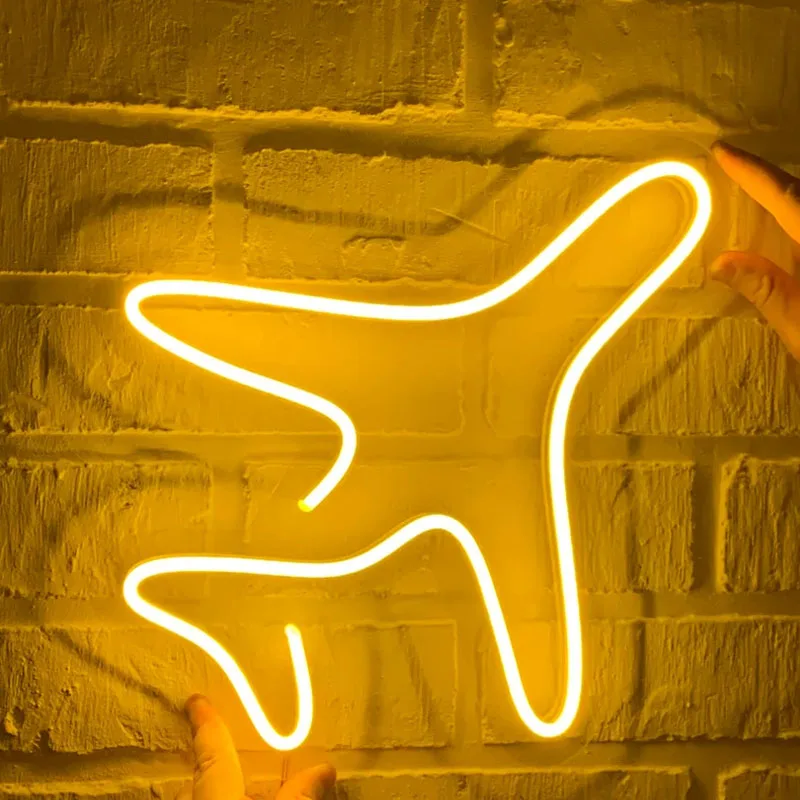 Custom Neon Sign airplane Neon Signs Wall Art Gifts for Him Decorations Bar Rave Apartment Neon lamp LED Neon Valentines Gift
Custom Neon Sign airplane Neon Signs Wall Art Gifts for Him Decorations Bar Rave Apartment Neon lamp LED Neon Valentines Gift