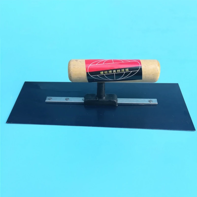 Wooden Handle Trowel Wall Plaster Tiling Floor Carbon Steel Construction Concrete Spatula Tool 24x10cm/9.45x3.94''
Wooden Handle Trowel Wall Plaster Tiling Floor Carbon Steel Construction Concrete Spatula Tool 24x10cm/9.45x3.94''