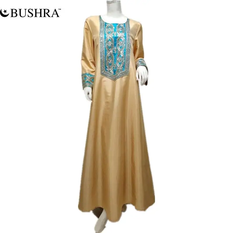 BUSHRA Moroccan Caftan Evening Gowns Muslim Women Abaya Kimono Dubai Luxury Embroidery Sequins Turkish Dress Djellaba Femme
BUSHRA Moroccan Caftan Evening Gowns Muslim Women Abaya Kimono Dubai Luxury Embroidery Sequins Turkish Dress Djellaba Femme