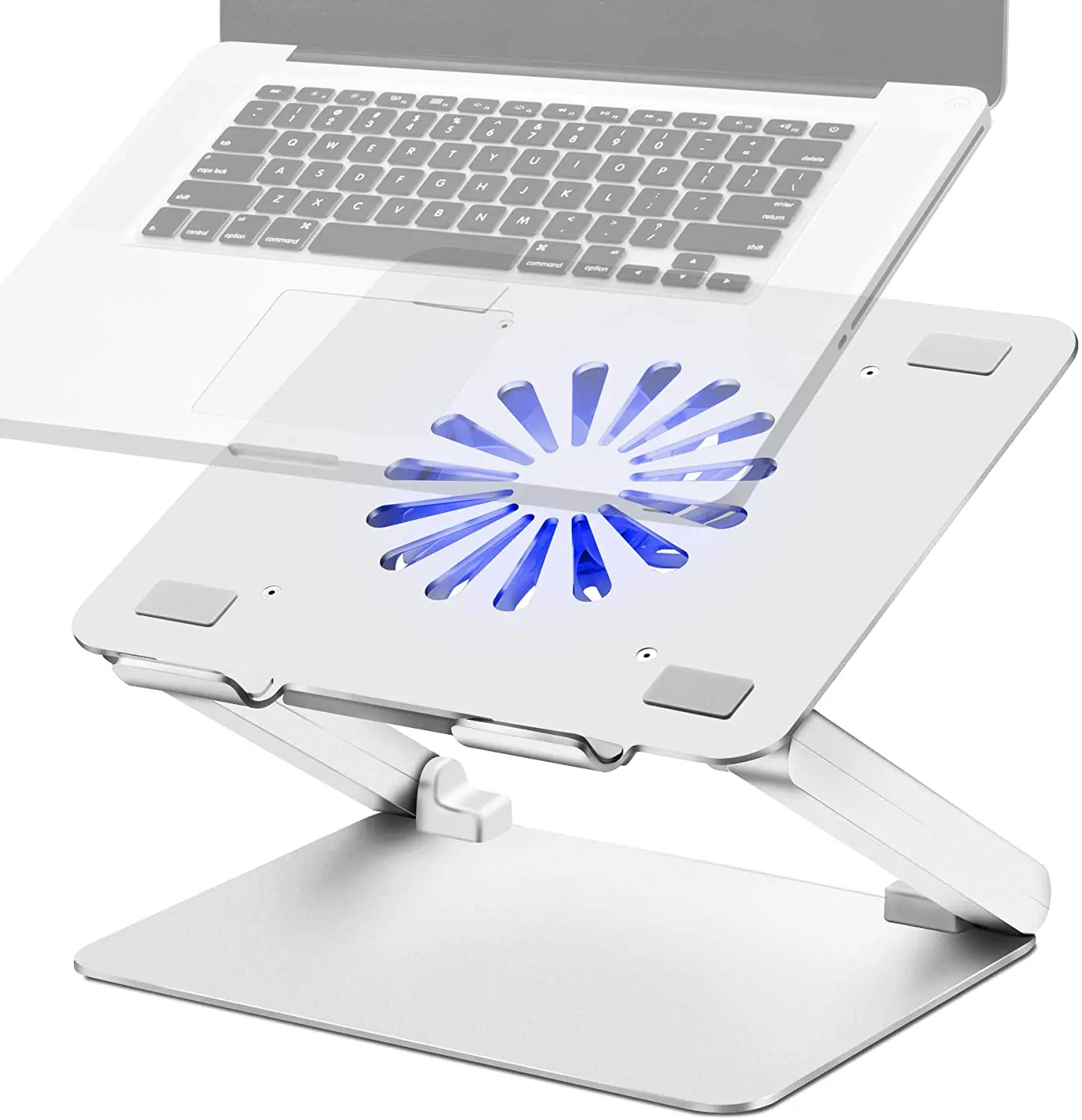 Adjustable Laptop Stand with Cooling Fan, Aluminium Alloy Multi-Angle Computer Holder for Desk, Portable Notebook Metal Mount
Adjustable Laptop Stand with Cooling Fan, Aluminium Alloy Multi-Angle Computer Holder for Desk, Portable Notebook Metal Mount