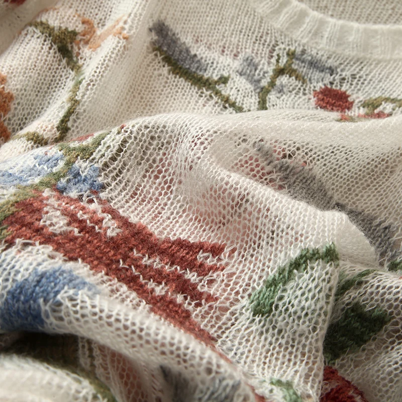 Autumn Vintage Floral Embroidery Mohair Woman Sweaters 2020 Autumn Elegant O-neck Long Sleeve Knitted Pull Faemme
Autumn Vintage Floral Embroidery Mohair Woman Sweaters 2020 Autumn Elegant O-neck Long Sleeve Knitted Pull Faemme