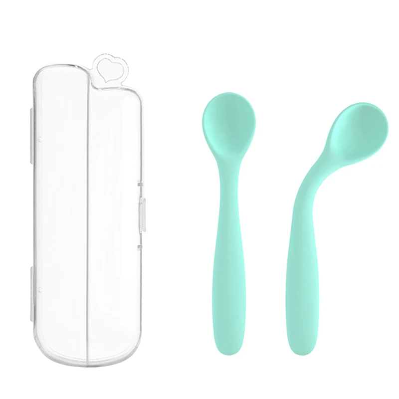 Baby Feeding Spoon Toddler Infant Learning Tableware Flatware Utensils Kids Easy Grip Feeding Training Spoon Soft Silicone Solid
Baby Feeding Spoon Toddler Infant Learning Tableware Flatware Utensils Kids Easy Grip Feeding Training Spoon Soft Silicone Solid