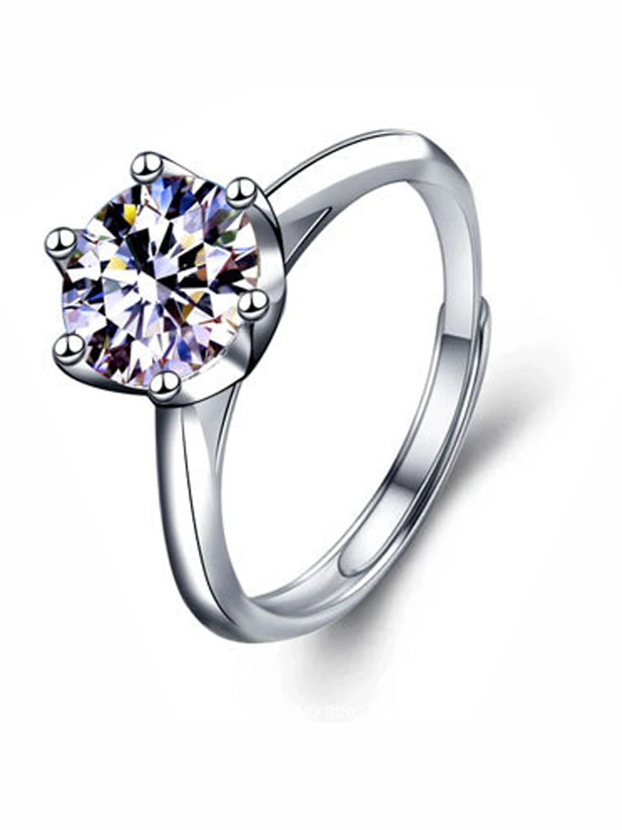 Classic Ladies Moissanite Ring in Sterling Silver. Sports Casual Hot Sale, Engagement Gift
Classic Ladies Moissanite Ring in Sterling Silver. Sports Casual Hot Sale, Engagement Gift